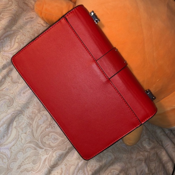 TOPSHOP studded red bag - Picture 4 of 5